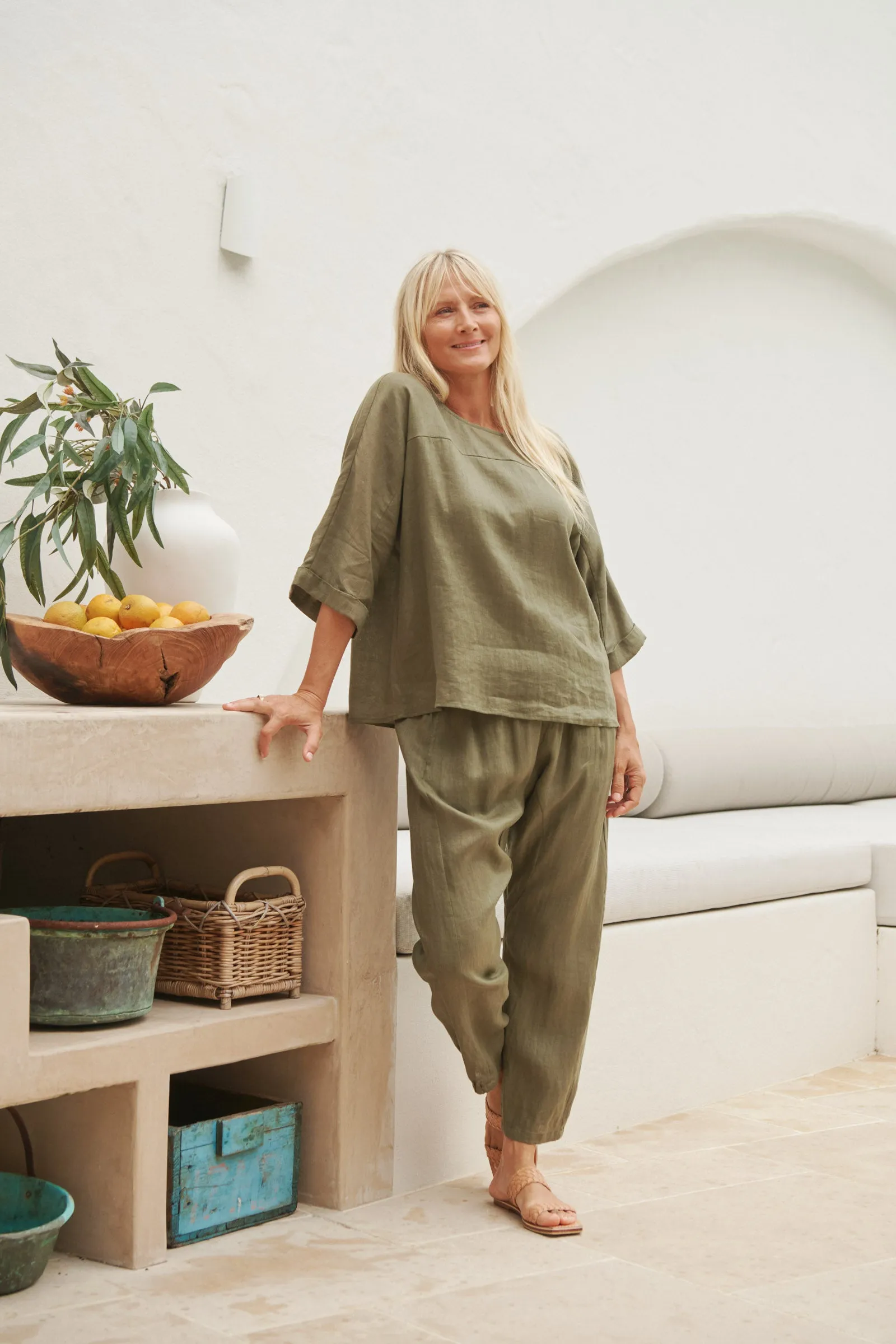 Studio Relaxed Pant - Khaki